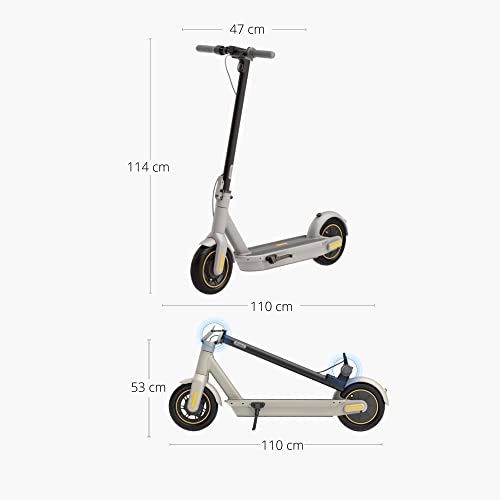 Segway Ninebot MAX Electric Kick Scooter (G30LP), Up to 25 Miles Long-range Battery, Max Speed 18.6 MPH, Lightweight and Foldable