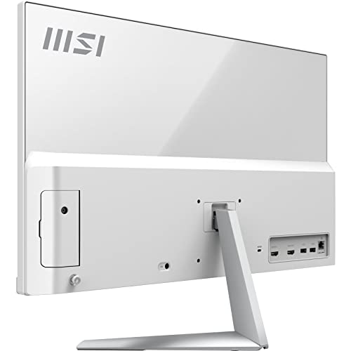 MSI Modern AM242T AIO Desktop, 23.8" FHD Touchscreen, Intel Core i3-1115G4, 8GB Memory, 256GB SSD, WiFi 6, BT 5.1, FHD Webcam, White, Windows 11 Home (11M-1432US)