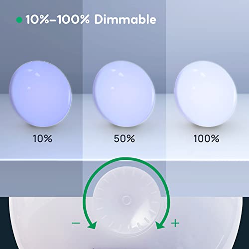 Smart Table Lamp, Winees Bedside Lamp Compatible with Alexa Google Home, WiFi APP Control Night Light, RGB Color Changing Dimmable LED Nightstand Smart Lights for Bedrooms and Living Room