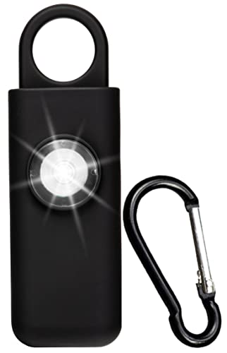 The Original Self Defense Siren Personal Safety Alarm for Women, Men, Kids, Elderly - SOS LED Strobe Light - Air Travel/TSA Friendly - Emergency Safe Key Chain Device, Pocket Size - 1 Unit