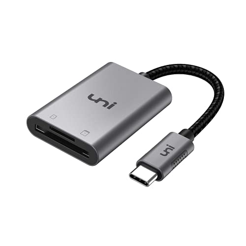 SD Card Reader, uni Sturdy USB C to Micro SD Memory Card Reader Adapter ( 2TB Capacity, 5Gbps Transfer) Thunderbolt 3 Compatible with Android Galaxy S20, MacBook Pro/MacBook Air and More