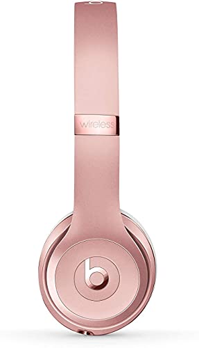 Beats Solo3 Wireless On-Ear Headphones - Rose Gold (Renewed)