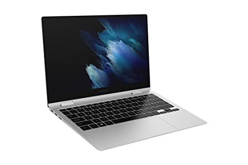 SAMSUNG Galaxy Book Pro 360 5G Intel Laptop Computer 13.3" AMOLED Screen Intel Core i5 Processor 8GB Memory 256GB SSD Long-Lasting Battery, Mystic Silver (Renewed)