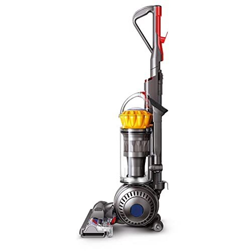 Dyson Ball Total Clean Upright Vacuum Cleaner I Bagless I Washable Filter I HEPA Filtration I Self Adjusting Cleaner Head I Hygienic Bin Emptying I Instant Release Wand I Iron/Yellow + USB-C Adapter