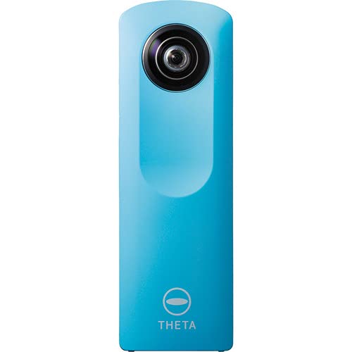 Ricoh Theta m15 Spherical VR Digital Camera (Blue) 2 Pack Kit