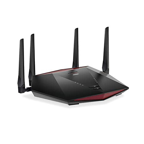 NETGEAR Nighthawk Pro Gaming 6-Stream WiFi 6 Router Wireless Speed (up to 5.4Gbps) | DumaOS 3.0 Optimizes| 4 x 1G Ethernet and 1 x 3.0 USB Ports (Renewed)