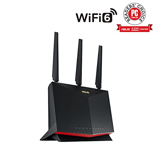 ASUS AX5700 WiFi 6 Gaming Router – Dual Band Gigabit Wireless Internet Router, up to 2500 sq ft, True 2 Gbps & Dual Band WiFi Repeater & Range Extender (RP-AC1900) - Coverage Up to 3000 sq.ft