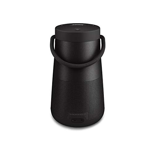 Bose SoundLink Revolve+ (Series II) Portable Bluetooth Speaker, Black & SoundLink Flex Bluetooth Portable Speaker, Wireless Waterproof Speaker for Outdoor Travel - Black