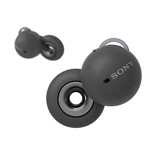 Sony LinkBuds Truly Wireless Earbud Headphones with an Open-Ring Design for Ambient Sounds and Alexa Built-in, Gray