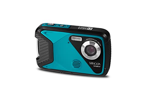 Minolta MN30WP 21 MP / 1080P HD Waterproof Digital Camera (Teal)