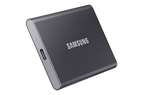 Samsung T7 Portable SSD - 1 TB - USB 3.2 Gen.2 Externe SSD Titan Gray (MU-PC1T0T/WW)