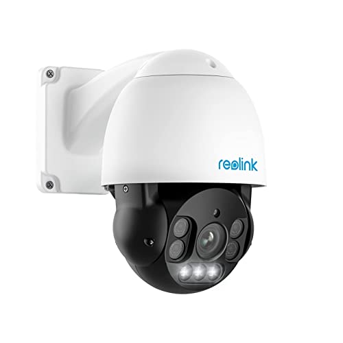 REOLINK 4K PoE Outdoor IP Security Cameras, 3X Optical Zoom, Human/Vehicle Detection, Time Lapse, Work with Smart Home, 24/7 Recording, RLC-822A Bundle with RLC-823A(5X Optical Zoom, Auto Tracking)