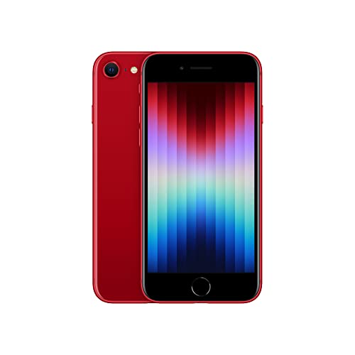 2022 Apple iPhone SE (64 GB, (Product) RED) [Locked] + Carrier Subscription