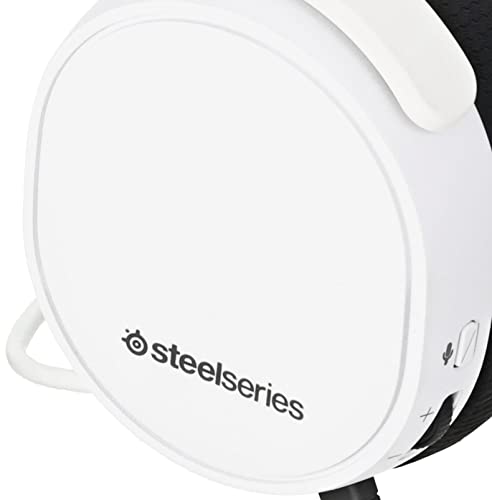 SteelSeries Arctis 3 - All-Platform Gaming Headset for PC - PlayStation 5 and PS4, Xbox One, Nintendo Switch, VR, Android and iOS - White