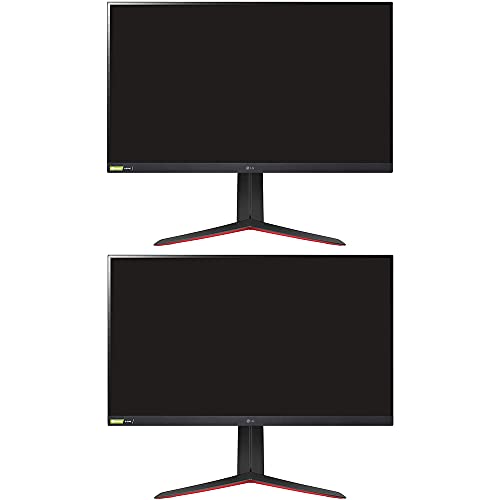 LG 32GP850-B 32 inch Ultragear QHD Nano IPS 165Hz HDR Monitor + G-SYNC Compatibility 2 Pack