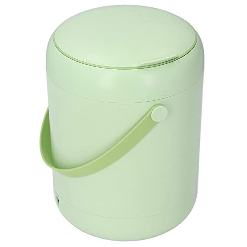 Shanbor Portable Washing Machine, Built in Draining Fence Effortless Small Cleaning Machine for Apartment green