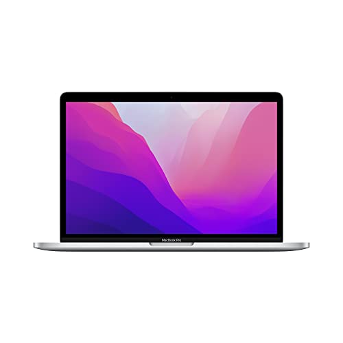 2022 Apple MacBook Pro Laptop with M2 chip: 13-inch Retina Display, 8GB RAM, 256GB SSD Storage, Touch Bar, Backlit Keyboard, FaceTime HD Camera. Works with iPhone and iPad; Silver