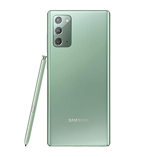 Samsung Galaxy Note20 5G Factory Unlocked Android Cell Phone, US Version, 128GB of Storage, Mobile Gaming Smartphone, Long-Lasting Battery, Mystic Green