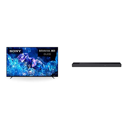 Sony 55 Inch 4K Ultra HD TV A80K Series: BRAVIA XR OLED Smart Google TV, XR55A80K- 2022 Model w/HT-A7000 7.1.2ch 500W Dolby Atmos Sound Bar Surround Sound Home Theater