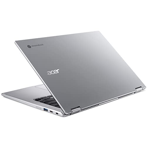 Acer Chromebook Spin 514 2-in-1 Laptop, 14" FHD Touchscreen, AMD Ryzen 3 3250C, 4GB DDR4 RAM, 80GB Storage (64GB eMMC + broag 16GB Flash Drive), 802.11AC WiFi, Bluetooth 5.0, Silver, Chrome OS