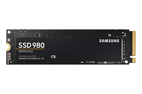 SAMSUNG 980 SSD 1TB PCle 3.0x4, NVMe M.2 2280, Internal Solid State Drive, Storage for PC, Laptops, Gaming and More, HMB Technology, Intelligent Turbowrite, Speeds of up-to 3,500MB/s, MZ-V8V1T0B/AM