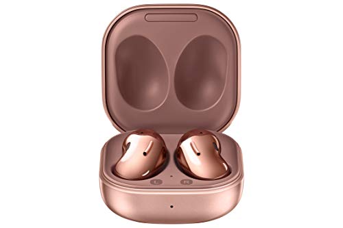 SAMSUNG Galaxy Buds Live True Wireless Earbuds US Version Active Noise Cancelling Wireless Charging Case Included, Mystic Bronze