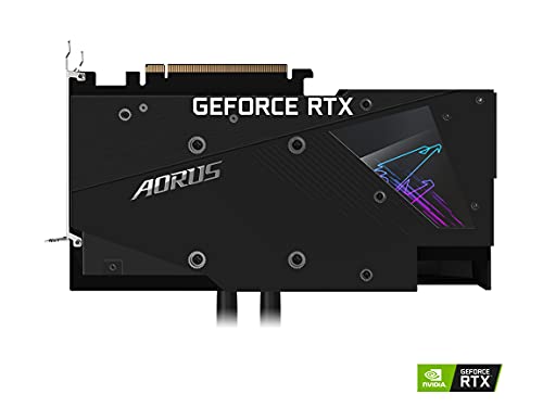 GIGABYTE AORUS GeForce RTX 3080 Xtreme WATERFORCE 10G (REV2.0) Graphics Card, WATERFORCE All-in-one Cooling System, LHR, 10GB 320-bit GDDR6X, GV-N3080AORUSX W-10GD REV2.0 Video Card