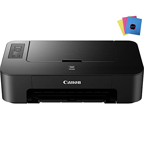 Canon PIXMA 202 Series Color Inkjet Printer I Photo Printing I 60 Sheets Paper Tray I Up to 7.7 ipm Print Speed I Up to 4800 x 1200 dpi Print Resolution I Hi-Speed USB (Black) + Sponge Cloth