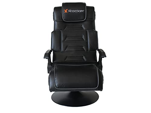 X Rocker, 5139601, Pro Series Pedestal 2.1 Video Gaming Chair, Black