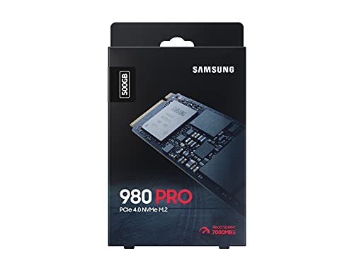 SAMSUNG 980 PRO 500GB PCIe 4.0 NVMe M.2 SSD V NAND Technology MZ V8P500BW