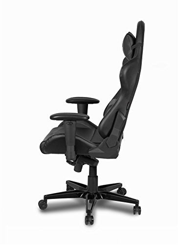 Arozzi - Verona XL Plus Ergonomic Computer Gaming/Office Chair with High Backrest, Recliner, Swivel, Tilt, Rocker, Adjustable Height and Adjustable Lumbar and Neck Support - Black