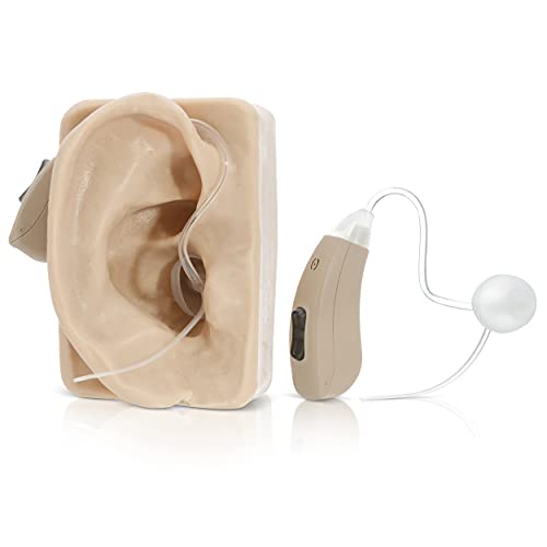 HearIQ 4 - App-Controlled, Rechargeable, Professional-Grade Hearing Aid - Delivered to Your Doorstep - with No-Charge Pro Remote Programming (Left Ear Only)