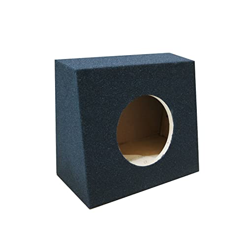 2X Single Ported Angle 12 Inches Truck Subwoofer Box Enclosure with Thick Heavy Duty MDF - 12" Inches Woofer (2 Pieces)