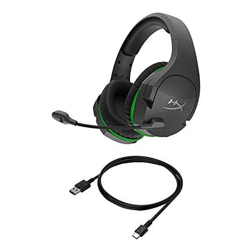 HyperX CloudX Stinger Core – Wireless Gaming Headset, for Xbox Series X|S and Xbox One, Memory foam & Premium Leatherette Ear Cushions, Noise-Cancelling Microphone, Mic monitoring, Built-in chat mixer