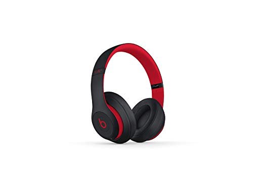 Beats Studio3 Wireless Headphones - Decade Collection, Defiant Black-Red (Renewed)