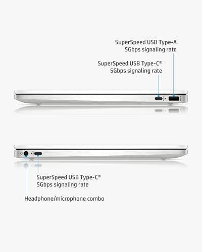 HP Chromebook 14 Laptop, Intel Celeron Processor, 4 GB RAM, 32 GB eMMC, 14” FHD (1920 x 1080) Chrome OS, Webcam & Dual Mics, Work, Entertainment, School, Long Battery Life (14a-na0170nr, 2021)