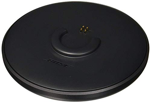 Bose SoundLink Revolve (Series II) Portable Bluetooth Speaker – Wireless Water-Resistant Speaker with 360° Sound, Silver & SoundLink Revolve Charging Cradle Black