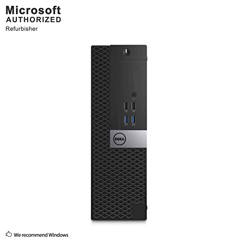 Dell Optiplex 3040 Mid Size Tower Computer PC (Intel Quad Core i5-6500, 8GB Ram, 256GB SSD, WiFi, HDMI, DVD-RW) Win 10 Pro (Renewed)