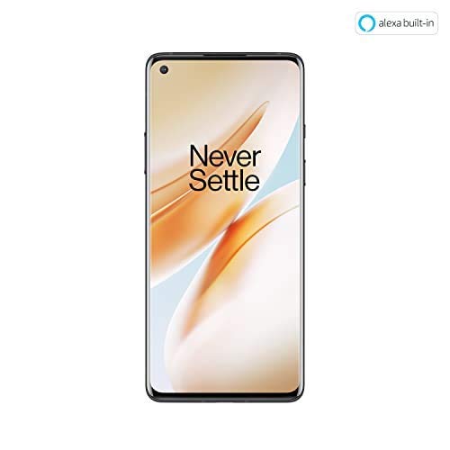 OnePlus 8 (5G) 128GB+8GB(RAM) 90Hz Display (T-Mobile/Sprint Unlocked) IN2017 Single SIM Smartphone - Black (Renewed)