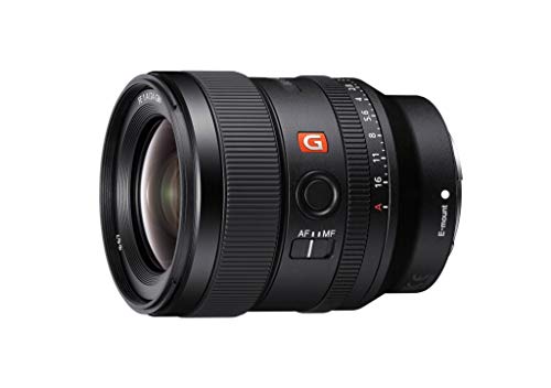 Sony E-mount FE 24mm F1.4 GM Full Frame Wide-angle Prime Lens (SEL24F14GM), Black