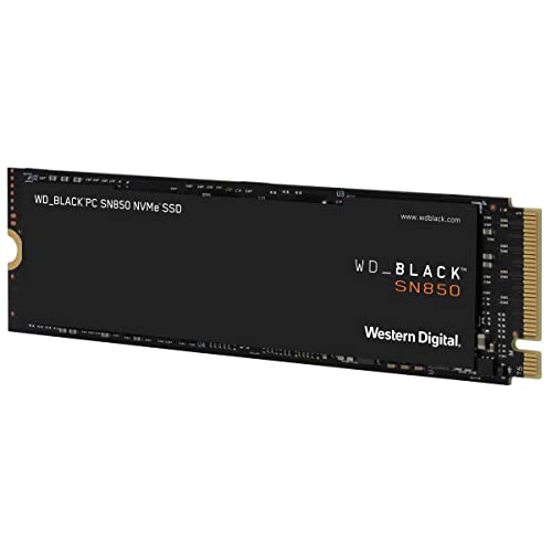 Western Digital WD 1TB WD_Black SN850 NVMe PCIe 4.0 M.2 Internal Gaming SSD Without Heatsink