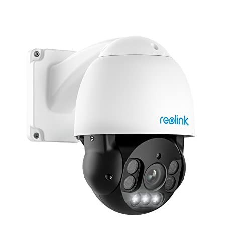 REOLINK 4K PTZ Outdoor Camera, PoE IP Home Security Surveillance, 5X Optical Zoom Auto Tracking, Color Night Vision, Two Way Talk, Up to 256GB SD Card, 1x RLC-823A Bundle with 1x Vertical Bracket