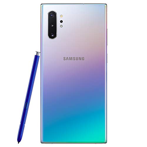 Samsung Galaxy Note 10+ Factory Unlocked Cell Phone with 256 GB (U.S. Warranty), Aura Glow (Silver) Note10+