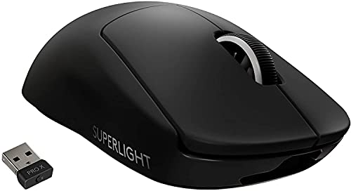 Logitech G PRO X Superlight Wireless Gaming Mouse - Black (Renewed)