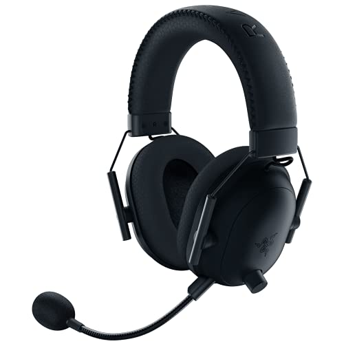 Razer BlackShark V2 Pro Wireless Gaming Headset: THX 7.1 Spatial Surround Sound - 50mm Drivers - Detachable Mic - for PC, PS5, PS4, Switch, Black