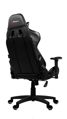 Arozzi - Verona V2 Ergonomic Computer Gaming/Office Chair with High Backrest, Recliner, Swivel, Tilt, Rocker, Adjustable Height and Adjustable Lumbar and Neck Support - Black