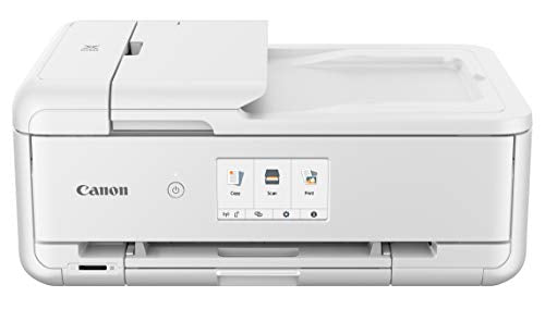 Canon TS9521C All-In-One Wireless Crafting Photo Printer, 12X12 Printing, White, Amazon Dash Replenishment Ready