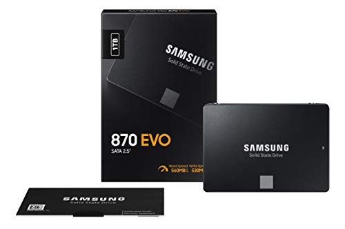 Samsung 870 EVO 1TB SATA 2.5" Internal Solid State Drive (SSD) (MZ-77E1T0)