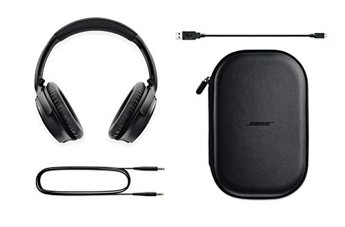 Bose QuietComfort 35 II Wireless Bluetooth Headphones, Noise-Cancelling, with Alexa Voice Control - Black