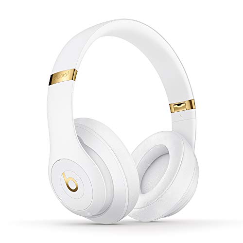 Beats Studio3 Wireless Noise Cancelling Over-Ear Headphones - Apple W1 Headphone Chip, Class 1 Bluetooth, 22 Hours of Listening Time, Built-in Microphone - White (Latest Model)